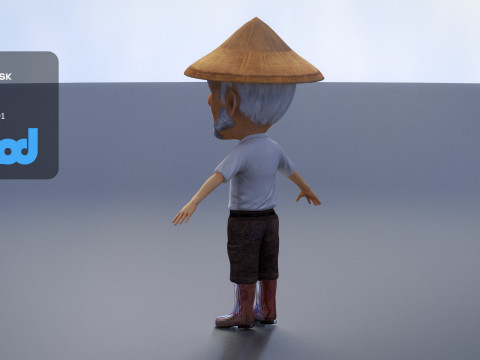 Farmer0019 3Dモデル