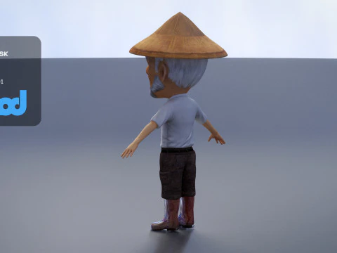 农民0019 3D 模型