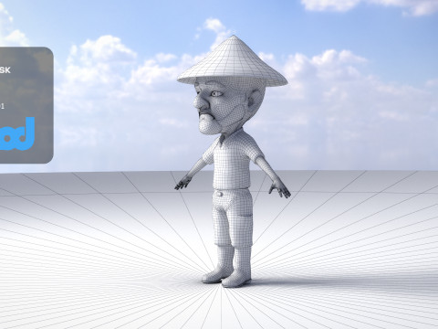 Farmer0019 3Dモデル