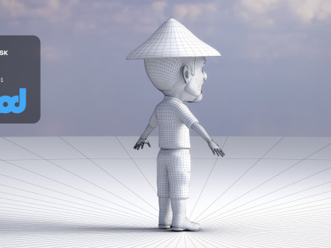 Farmer0019 3Dモデル