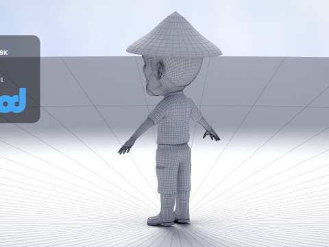 Farmer0019 3Dモデル