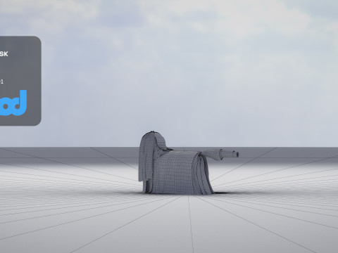 Maltese Dog Modello 3D