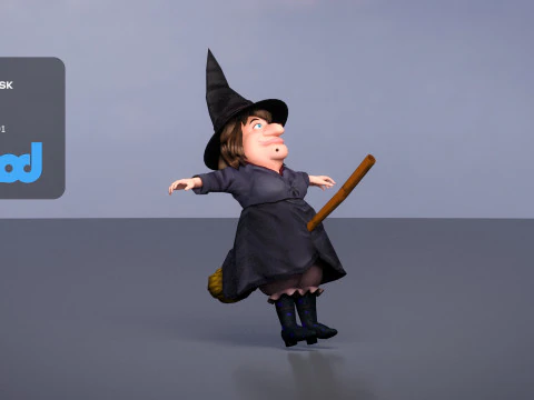 魔女 3Dモデル