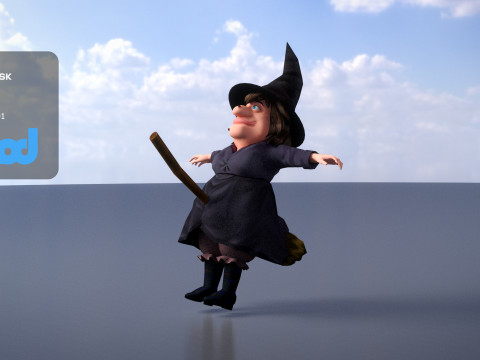 Witch 3Dモデル