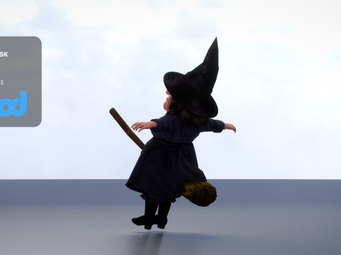 Witch 3Dモデル