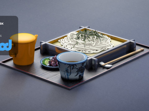 Soba Set Meal 3Dモデル