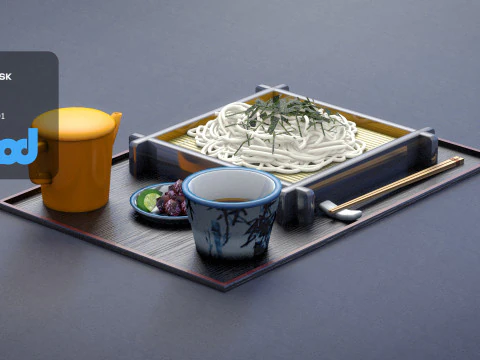 Refeição Soba Modelo 3D