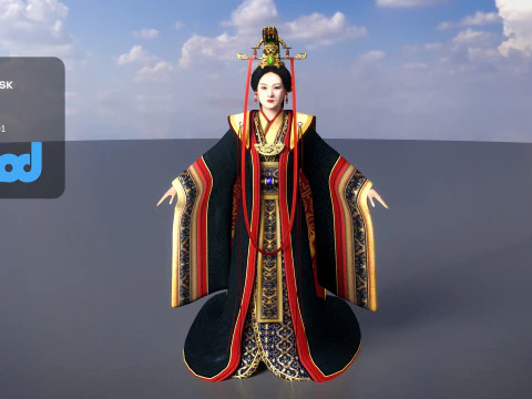 Chinese keizerinnen 0002 3D Model