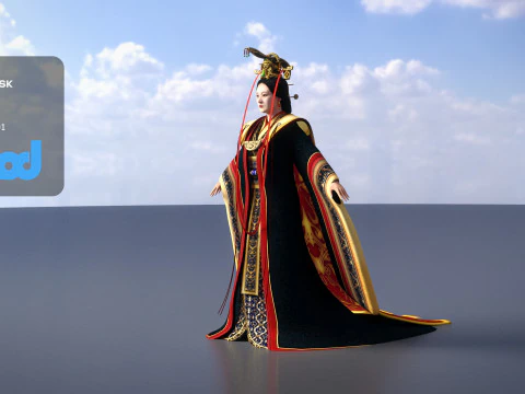 Chinese Empresses 0002 3D Model