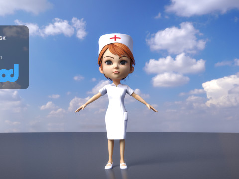 Nurse 0002 3D Model