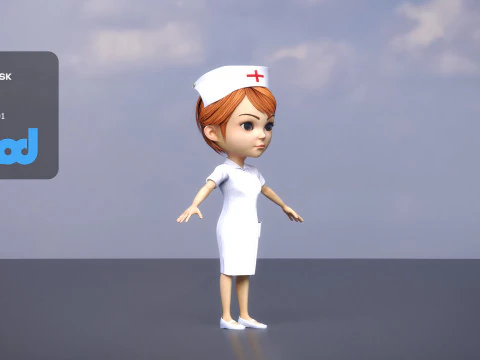 enfermera 0002 Modelo 3D
