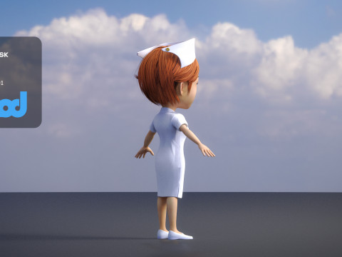 Nurse 0002 3D Model
