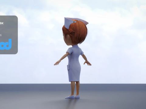 enfermera 0002 Modelo 3D