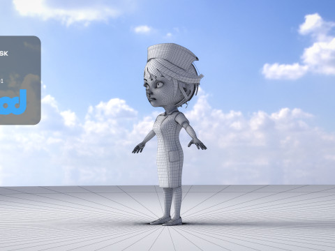 Nurse 0002 3D Model