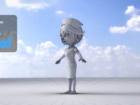 enfermera 0002 Modelo 3D