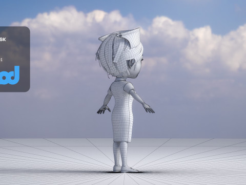 Nurse 0002 3D Model
