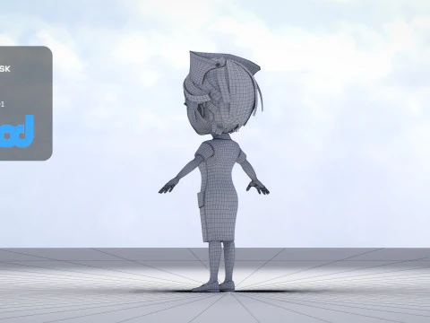 enfermera 0002 Modelo 3D