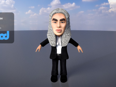 Judge 3D Model