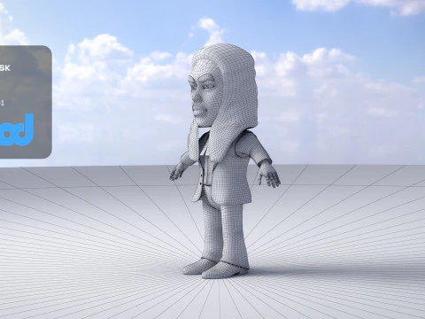Judge 3D Model