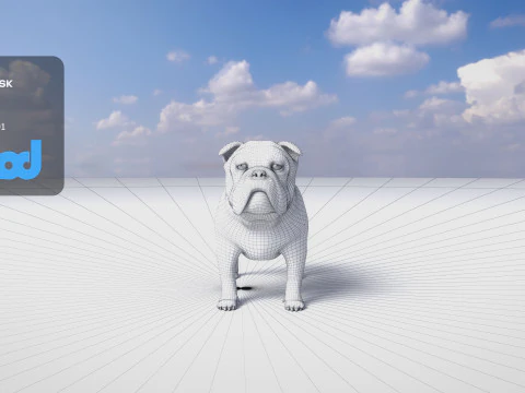 Bulldog 3D Model