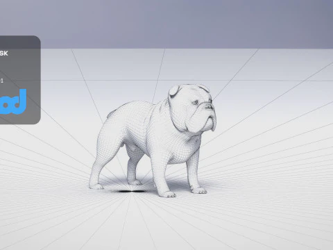 Bulldog 3D Model