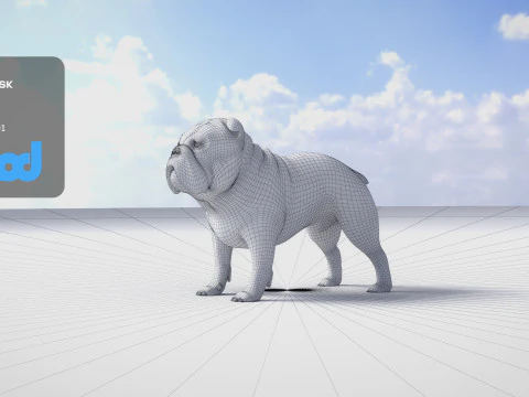 Bulldog 3D Model