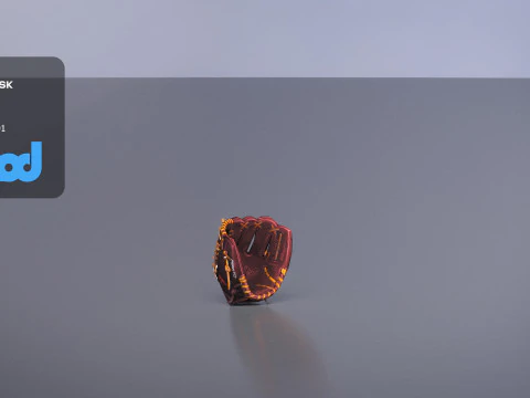 Baseball Glove 3D Model
