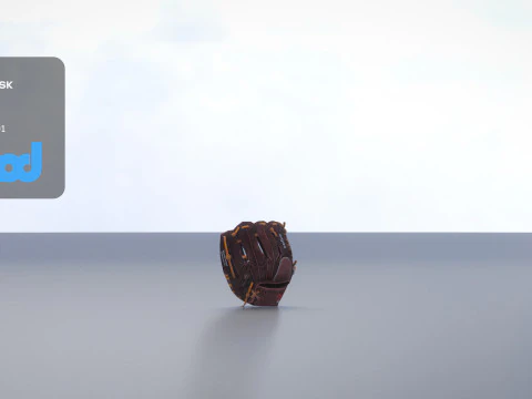 Baseball Glove 3D Model