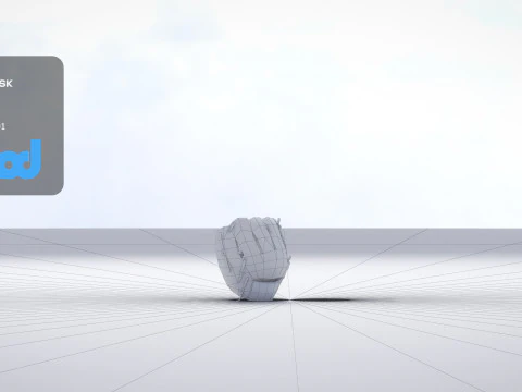 Baseball Glove 3D Model