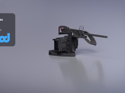 MachineWeapon Model 3D
