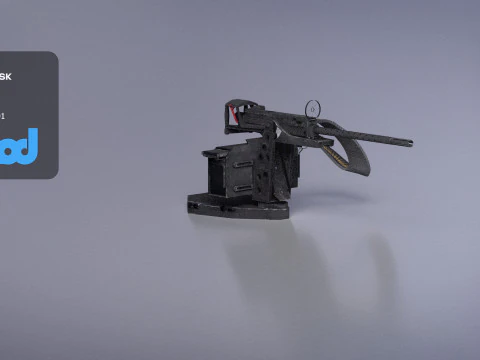 MachineWeapon 3D Model