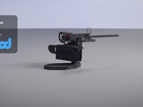 MachineWeapon Model 3D