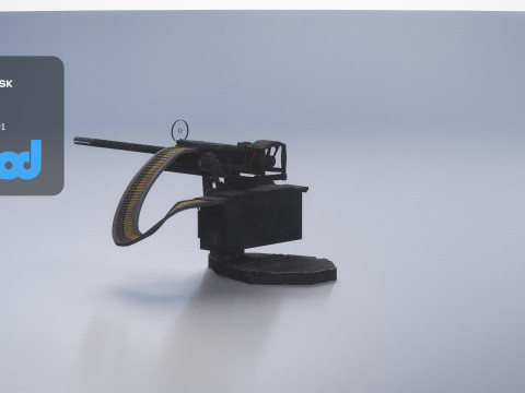 MachineWeapon Model 3D