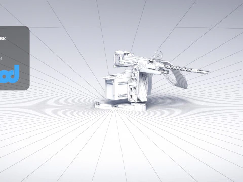 MachineWeapon 3D Model