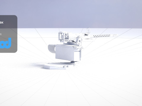 MachineWeapon Model 3D
