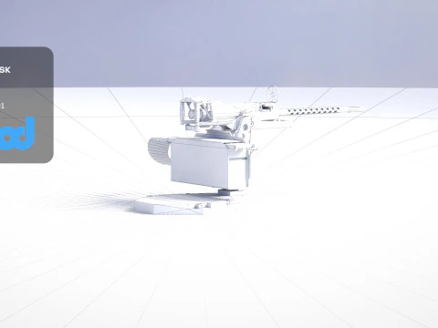 MachineWeapon 3D Model