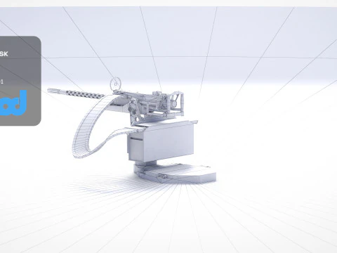 MachineWeapon 3D Model