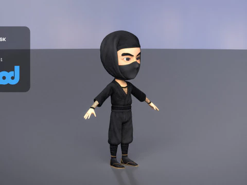Ninja 3D Model