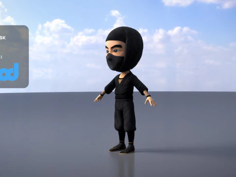 Ninja 3D Model