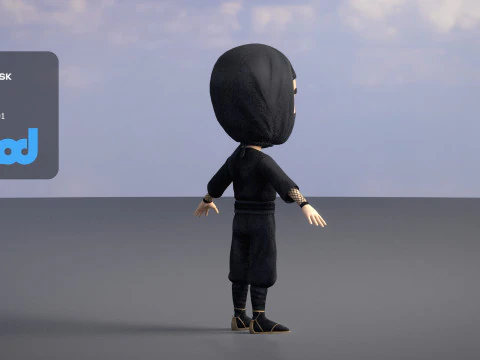 Ninja 3D Model