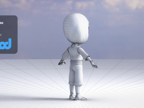 Ninja 3D Model