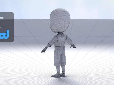 Ninja 3D Model