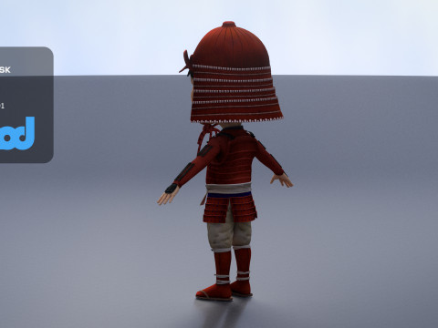 Japanese Samurai Model 3D
