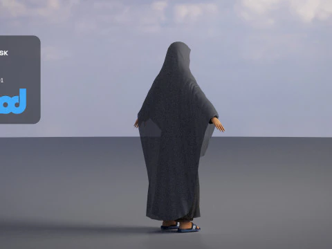 イラビの女性 3Dモデル