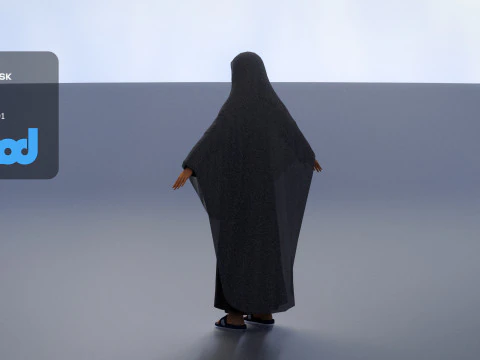 イラビの女性 3Dモデル