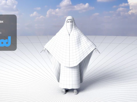 イラビの女性 3Dモデル