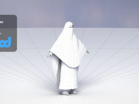 イラビの女性 3Dモデル