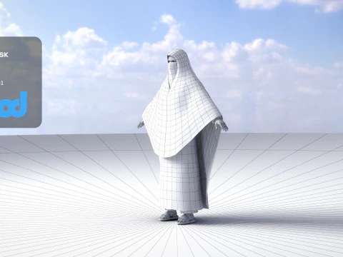 イラビの女性 3Dモデル