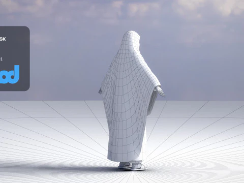 イラビの女性 3Dモデル