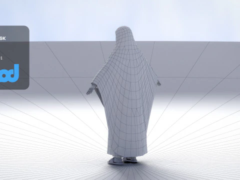 イラビの女性 3Dモデル